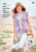 Waistcoat &amp; Sweater in Rico Fashion Cotton Light &amp; Long Tweed DK (1085)