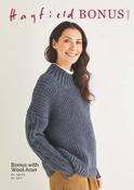 Fisherman's Rib &amp; Cable Sweater in Hayfield Bonus Aran w/Wool (10225) - PDF