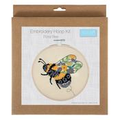 Embroidery Kit w/Hoop - Floral Bee
