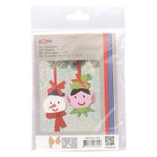 MDF Decoration &amp; Stencil Set - Snowman &amp; Elf