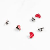 Plastic Shank Button (12mm) - Heart