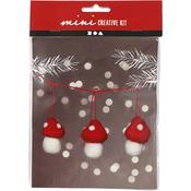 Mini Creative Kit - Christmas Toadstools on String