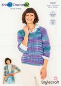 Cardigan &amp; Sweater in Stylecraft Knit Me, Crochet Me DK (10041) - PDF