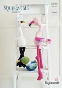 Crochet Flamingo, Swan &amp; Duck in Stylecraft Squeeze Me DK (10086) - PDF - CROCHET