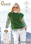 Tank Tops in Stylecraft Grace Aran (9929) - PDF