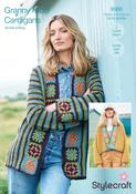 Granny Motif Cardigans in Stylecraft ReCreate DK (9966) - CROCHET