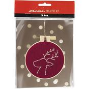 Mini Creative Kit - Christmas Embroidery Reindeer