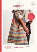 Rippled Mineral Bag in Sirdar Jewelspun w/Wool Chunky (10809)