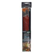 Icon Mixed Taklon Brushes (5pk) - Long Handle