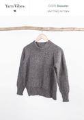 Oisín Sweater in Yarn Vibes Irish Tweed 4 Ply - PDF