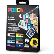 Posca PC-5M Medium Bullet Paint Markers (8pk) - w/Free Bag