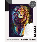 Paint by Numbers (12" x 16") - Abstract Lion