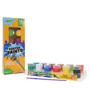 Poster Paint Tubs w/Brush (12 x 20g)