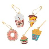 Milward Metal Charm Stitch Markers (5pcs) - Snacks