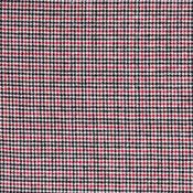 Classic Check Houndstooth Wool in Red &amp; Black - Per ¼ Metre