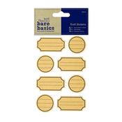 Bare Basics Kraft Stickers Labels (32pcs)