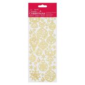 Christmas Outline Stickers - Gold Angels