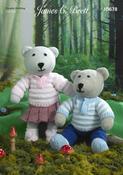 Bears in James C. Brett Crafter DK (JB678)