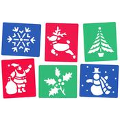 Christmas Stencils (6pk)