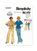 1970's Misses' Pants &amp; Jacket in Simplicity Vintage (S3047)