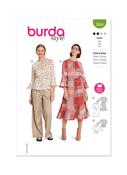 Flounce Blouse &amp; Dress in Burda Style (5884)