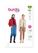 Collarless Jacket in Burda Misses' (5870)
