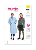 Double Breasted Jacket &amp; Coat in Burda Misses' (5860)