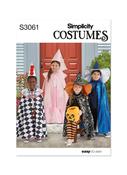 Caped Halloween Costumes in Simplicity Kids (S3061)