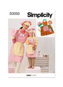 Sweetheart Bib Aprons in Simplicity Misses' &amp; Kids' (S3050)
