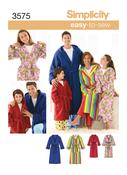 Family Dressing Gowns in Simplicity (S3575)