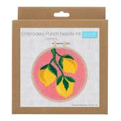 Embroidery Punch Needle Hoop Kit - Lemons