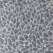 Silver Sequin Lattice on Ivory Tulle - Per ¼ Metre