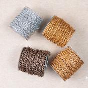 Faceted Curb Chain - Per Metre
