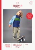 Slope Slide Gilet in Sirdar Snuggly Replay DK (2627) - PDF
