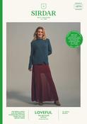 Ocean Currents Sweater in Sirdar Loveful 100% Recycled Acrylic DK (10773) - PDF