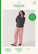 Heritage Collared Cardigan in Sirdar Loveful 100% Recycled Tweed Blend DK (10782) - PDF