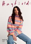 Turtle Neck Sweater in Hayfield Spirit DK (10796) - PDF