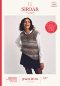 Beneath the Surface Vest in Sirdar Jewelspun w/Wool Chunky (10804) - PDF