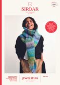 Strata Tie-Style Scarf in Sirdar Jewelspun w/Wool Chunky (10807) - PDF