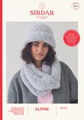 Fluffy Snood &amp; Hat in Sirdar Alpine Fur Effect (10815) - PDF image