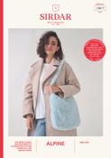 Slouchy Tote Bag in Sirdar Alpine Fur Effect (10817) - PDF