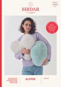 Lovable Cushion Covers in Sirdar Alpine Fur Effect (10818) - PDF