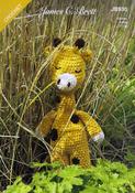 George the Giraffe Toy in James C. Brett Flutterby Chunky (JB930) - CROCHET