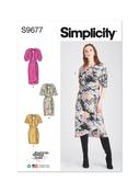 Dresses w/Sleeve &amp; Length Variations in Simplicity Misses' (S9677)