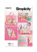Sewing Room Accessories in Simplicity (S9670)