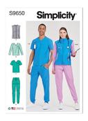 Unisex Knit Scrubs in Simplicity (S9650)