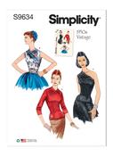 1950's Misses' Blouses in Simplicity Vintage (S9634)