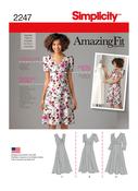 Plus Size Amazing Fit Dresses in Simplicity Misses' (S2247)