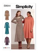Dresses w/Cut Outs in Simplicity Misses' (S9644) image