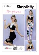 Sports Bra, Leggings &amp; Bike Shorts by Madalynne in Simplicity Misses' (S9620)